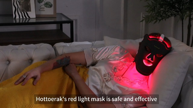 Hottoerak Red Light for Face, Near Infrared Face Light, Red Face